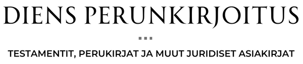 Diens perunkirjoitus